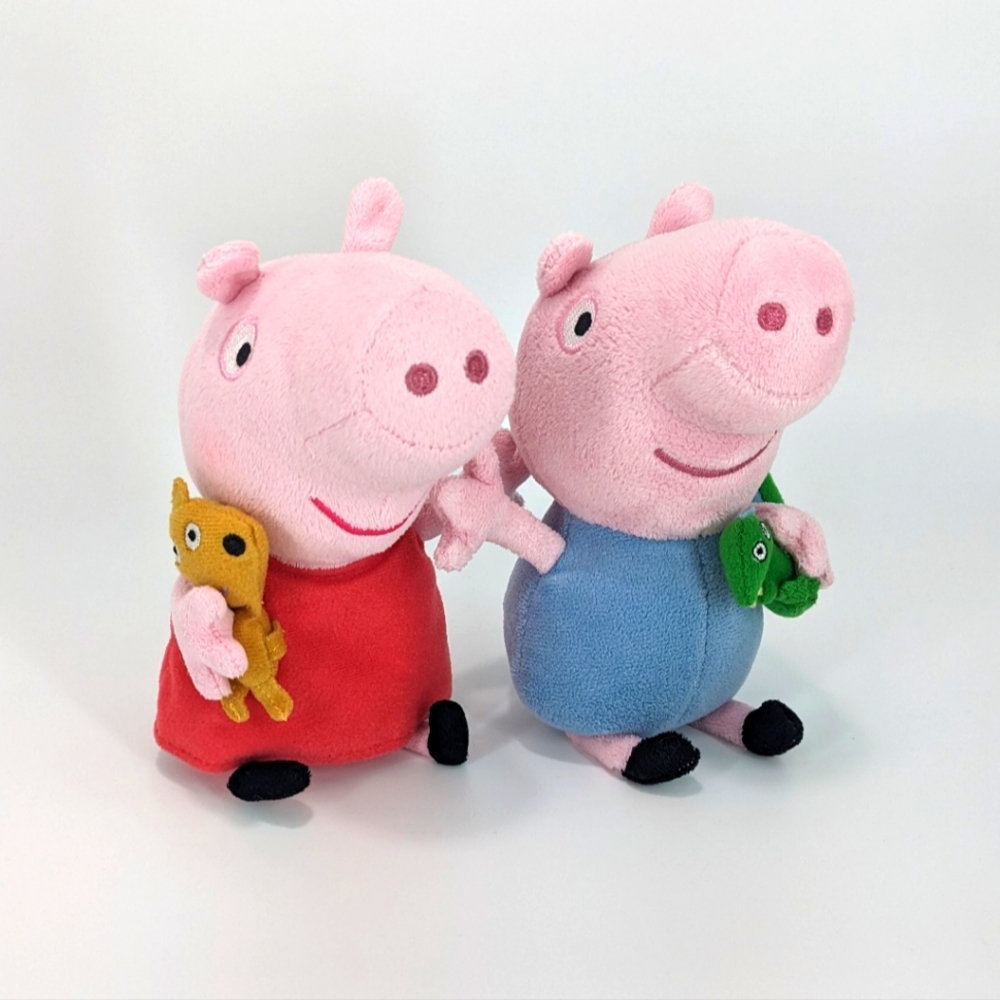 Peppa Pig and George Pig Ty Plushies